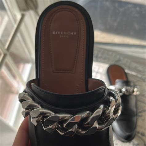 givenchy mules chain|givenchy sandals size chart.